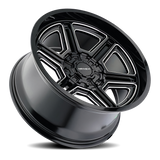 Mayhem 8117 Hermosa 20x10 / 8x170 BP / -25mm Offset / 125.2mm Hub Black/Milled Wheel