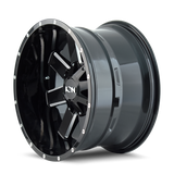 ION Type 141 17x9 / 6x135 BP / 18mm Offset / 106mm Hub Gloss Black Milled Wheel