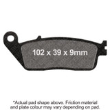 EBC 16-23 Kawasaki KLE650 Versys/Versys LT w/ABS Front Left/Right Sintered HH Brake Pads