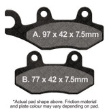 EBC 11-15 Can Am Commander 800 XT/DPS Rear Left/Right V-SXR Brake Pads