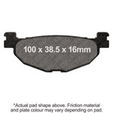 EBC 06-08 Yamaha CP 250 Morphus Rear Left FA-SFA-TT-X Brake Pads