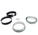 Granatelli 3.5in Dual Seal Double O-Ring Clamp Assembly