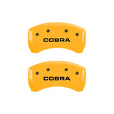 MGP 4 Caliper Covers Engraved Front & Rear MGP Yellow Finish Black Characters 2008 Ford F-150