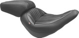 Mustang 06-17 Harley Softail Wide Tire (200mm) Wide Tripper Passenger Seat - Black
