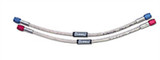 Russell Performance -4 AN 15in 90 Degree to Straight Pre-Made Nitrous and Fuel Line