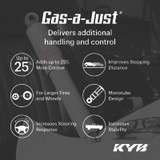 KYB Shocks & Struts Gas-A-Just Rear CADILLAC Escalade 2002-06 CHEVROLET Avalanche 1500 (2WD) 2002-06