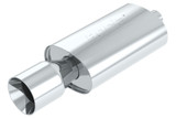 Borla Wailtail Oval 2-1/4in x 5in Side Round Out Boomer Muffler