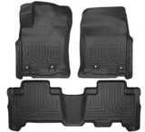 Husky Liners 2013 Toyota 4Runner WeatherBeater Black Front & 2nd Seat Floor Liners