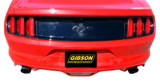 Gibson 15-17 Ford Mustang V6 3.7L 2.5in Cat-Back Dual Exhaust - Stainless