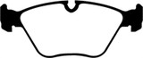 EBC 04-06 BMW X3 2.5 (E83) Yellowstuff Front Brake Pads