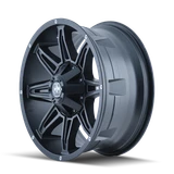 Mayhem 8090 Rampage 17x9 / 6x135 BP / 18mm Offset / 106mm Hub Matte Black Wheel