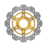 EBC 01-04 Triumph Hinckley Daytona 955i (5 Bolt Single Sided) Front Lft/Rght Vee Floating Gold Rotor