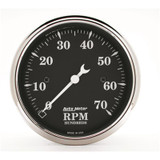 AutoMeter Gauge Tachometer 3-1/8in. 7K RPM In-Dash Old Tyme Black