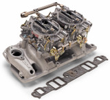 Edelbrock Manifold and Carb Kit Dual Quad RPM Air Gap 390-428 FE Ford