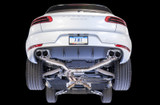 AWE Tuning Porsche Macan Track Edition Exhaust System - Chrome Silver 102mm Tips