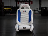 PRP EnduroCrawl Reclining Suspension Seat - Black/Purple Vinyl - Passenger