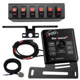 sPOD 07-08 Jeep Wrangler JK SourceLT w/Red LED Switch Panel