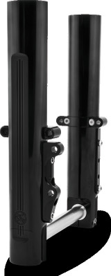 Performance Machine 00-07 FL Lower Leg Assembly - Black Ano