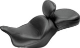 Mustang 09-13 Kawasaki Vulcan 1700 Classic Std Touring 1PC Seat w/Driver Backrest - Black