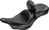 Mustang 09-21 Kawasaki Vulcan 1700 Voyager, Nomad Touring 1PC Seat w/Driver Backrest - Black