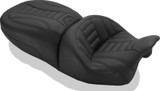 Mustang 15-21 Harley Freewheeler Standard Touring Forward Deluxe 1PC Seat - Black