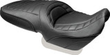 Mustang 08-21 Harley Electra Glide Std, Rd Glide, Rd King, Str Glide Touring Backrest Regal -Black