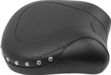 Mustang 00-15 Harley Softail Standard Rear Tire Sport Touring Passenger Seat w/Studs - Black