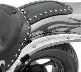 Mustang 01-04 Suzuki 80 Volusia, 05-08 Boulevard C50, 08-09 C109R Fender Bib w/Studs - Black