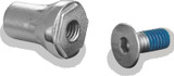Kuryakyn Replacement Tapered Peg Mount With Screw Chrome