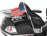 Kuryakyn Antenna Flag Mount With Flag 01-17 GL1800 Chrome
