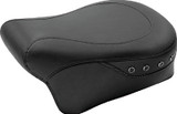 Mustang 00-15 Harley Softail Standard Rear Tire Fastback 1PC Seat w/ Diamond Stitch - Black