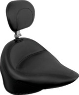 Mustang 06-17 Harley Softail Wide Tire (200mm) Wide Tripper Solo Seat Diamond Stitch- Black
