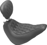 Mustang 97-21 Harley Touring Sissy Bar Pad (8 inch x 5 inch) - Black