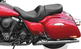 Mustang 11-19 Kawasaki Vulcan 1700 Vaquero Standard Touring 1PC Seat - Black