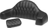 Mustang 14-21 Indian Chieftain,Chief,Dk Horse,Rdmaster,Vintage Passenger Backrest w/Stitch - Black