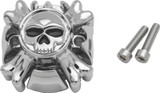 Kuryakyn Replacement Zombie Grip Emblems Without Throttle Boss Chrome