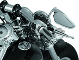 Kuryakyn Replacement Zombie Grip Emblems With Throttle Boss Chrome