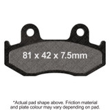 EBC 84-85 Honda CR 125 RE Front Left FA-SFA-X Brake Pads