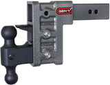 Gen-Y Mega Duty 2.5in Shank 6in Drop 3K TW 21K Hitch w/GH-061 Dual-Ball/GH-062 Pintle Lock