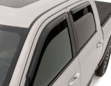 AVS 22-23 Toyota Tundra CrewMax Ventvisor Outside Mount Window Deflectors 4pc - Smoke