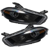 Oracle 13-14 Dodge Dart (HID Style) SMD HL - Black - White