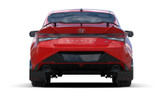 Rally Armor 22-23 Hyundai Elantra N & N Line Black UR Mud Flap w/Red Logo