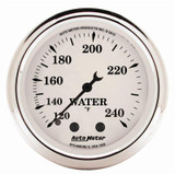 AutoMeter Gauge Water Temp 2-1/16in. 120-240 Deg. F Mech Old Tyme White