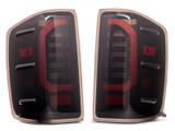 Raxiom 14-18 Chevrolet Silverado 1500 Axial Series LED Tail Lights- Black Housing (Smoked Lens)