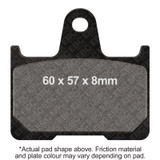 EBC 14-22 Harley-Davidson Sportster XL 883 L Superlow Rear Right FA Brake Pads (41300053)