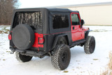 Fishbone Offroad 97-06 Jeep Wrangler Steel Tube Fender Front/Rear - Blk Txtred Powdercoat (Set Of 4)