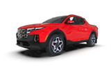 Rally Armor 22-26 Hyundai Santa Cruz Black Mud Flap w/Grey Logo