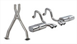 CORSA 97-04 Corvette C5 Sport 2.5 Cat-Back Exhaust System 4in Twin Tips