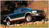 Bushwacker 97-03 Ford F-150 Styleside Extend-A-Fender Style Flares 2pc 96.0/78.0in Bed - Black