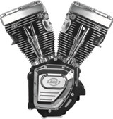 S&S Cycle 99-06 BT T111 Long Block Engine - Wrinkle Black